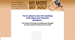 Desktop Screenshot of nomoredryscalp.com