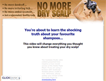 Tablet Screenshot of nomoredryscalp.com